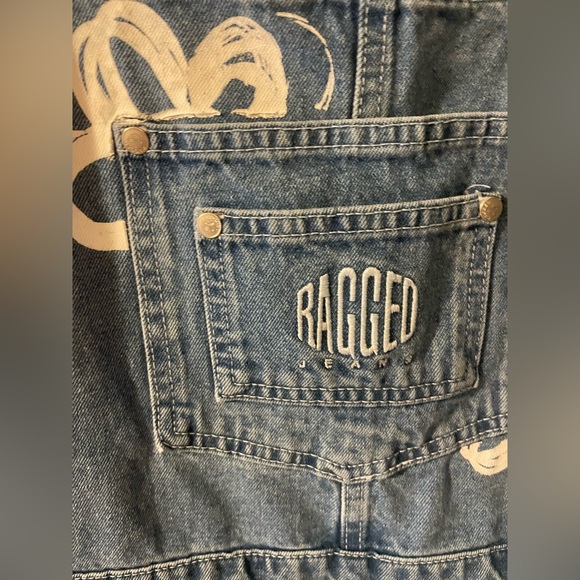 RAGGED DENIM OVERRALLS - Picture 3 of 8